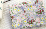 Mini Petite Flowers Patterned Fabric made in Korea by the Half Yard