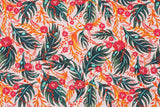 Tropical Leaves patterned Fabric Digital Textile Printing in Korea by the Half Yard