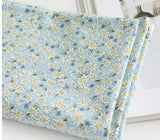 Daisy Flowers Floral patterned Fabric made in Korea by Half Yard