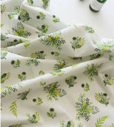 Poppy Seed patterned Fabric made in Korea by the Half Yard