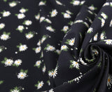 デイジーの花柄生地、かわいい、縫製、キルト、韓国製 ハーフヤード