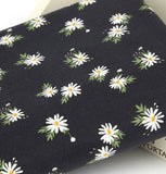 デイジーの花柄生地、かわいい、縫製、キルト、韓国製 ハーフヤード