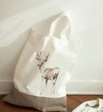 Elk Deer Patterned Fabric made in Korea by Half Yard