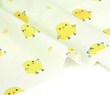 韓国製のひよこ柄生地(ハーフヤード)
