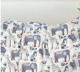 ハーフヤードデジタルテキスタイルプリントによる韓国製民族動物柄生地