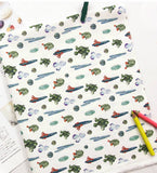 Cactus Succulent Patterned Fabric made in Korea Half Yard