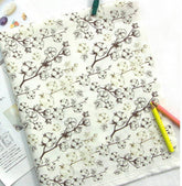 Cotton Flower Patterned Fabric, made in Korea by Half Yard