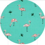 Flamingo Patterned Fabric made in Korea by Half Yard