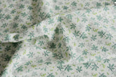 Green Leaf patterned Fabric made in Korea by Half Yard / 45 X 110cm 18" X 43"