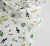Fern Leaves Leaf patterned Fabric made in Korea by Half Yard / 45 X 110cm 18" X 43"