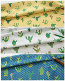 Cactus Patterned Fabric, Cute, sewing, Quilt made in Korea Half Yard