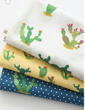 Cactus Patterned Fabric, Cute, sewing, Quilt made in Korea Half Yard
