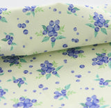ハーフヤードデジタルテキスタイルプリント法で韓国で作られたブルーベリー柄の生地