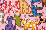 Cats Kittens Cotton Fabric printed in Korea by the Half Yard