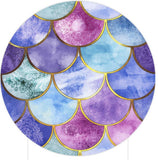 Scales Patterned Fabric Digital Textile Printing printed in Korea by the Half Yard