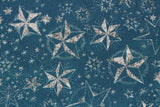 Stars printed Cotton Fabric made in Korea by the Half Yard