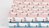 牛津可愛現代鳥圖案布料韓國製造半碼 DTP(數位紡織印刷)寬 58 英寸