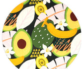 Tropical Fruits Patterned Fabric made in Korea by the Half Yard