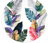 Tropical Leaves patterned Fabric Digital Textile Printing in Korea by the Half Yard