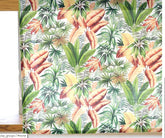Tropical Leaves patterned Fabric Digital Textile Printing in Korea by the Half Yard