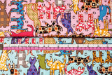 Cats Kittens Cotton Fabric printed in Korea by the Half Yard
