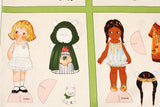 New Paper Dolls 8 Characters by Sibling Arts Studio for Newcastle Fabrics sold by the Panel