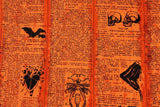 Spooky Dictionary Andover Echo Park Paper Fabric by the Half Yard