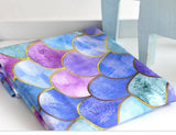 Scales Patterned Fabric Digital Textile Printing printed in Korea by the Half Yard