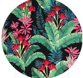 Tropical Leaves patterned Fabric Digital Textile Printing in Korea by the Half Yard