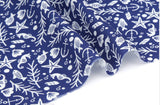 Marine Patterned Fabric made in Korea by the Half Yard