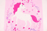 タイムレス トレジャーズ ファブリックス バイ ザ パネルのグリッター ユニコーン ピンク ファブリック 24"X44"