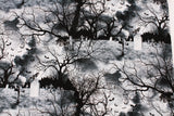 Wicked Cemetery Trees Fabric Spooky, haunted Fabric by Timeless Treasures Fabrics by the Half Yard