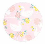 Swan Patterned Fabric made in Korea by the Half Yard