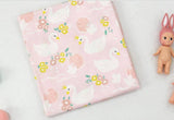 Swan Patterned Fabric made in Korea by the Half Yard