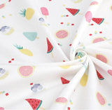 Popsicle Fruits Patterned Fabric made in Korea by the Half Yard