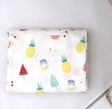 Popsicle Fruits Patterned Fabric made in Korea by the Half Yard