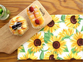 Sunflower Patterned Fabric, Cute, sewing, Quilt made in Korea by the Half Yard
