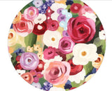 韓国製のバラの花柄の生地(半ヤード単位)