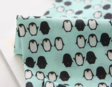 Mini Penguin Patterned Fabric made in Korea by the Half Yard