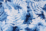 Glitter Ice Fern Frozen Winter printed Fabric by Timeless Treasures Fabrics by the Half Yard
