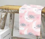 Sleeping Cloud Moon patterned Fabric made in Korea by the Half Yard