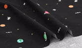 Universe Space planet Patterned Fabric made in Korea by the Half Yard