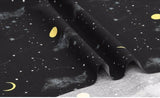 Star Moon Universe Space planet Patterned Fabric made in Korea by the Half Yard