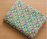 韓国製のミニチューリップの花柄生地(半ヤード)