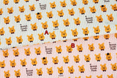 Winnie the Pooh Character Antibiosis Cotton Fabric made in Korea by the Half Yard