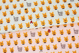 Winnie the Pooh Character Antibiosis Cotton Fabric made in Korea by the Half Yard