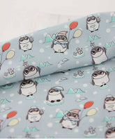 韓国製のペンギン柄生地(半ヤード単位)