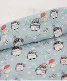 Penguin Patterned Fabric made in Korea by the Half Yard