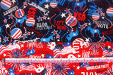 Democratic Republican Party designed by Maria Kalinowski for Kanvas Fabric by the Half Yard