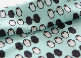 Mini Penguin Patterned Fabric made in Korea by the Half Yard